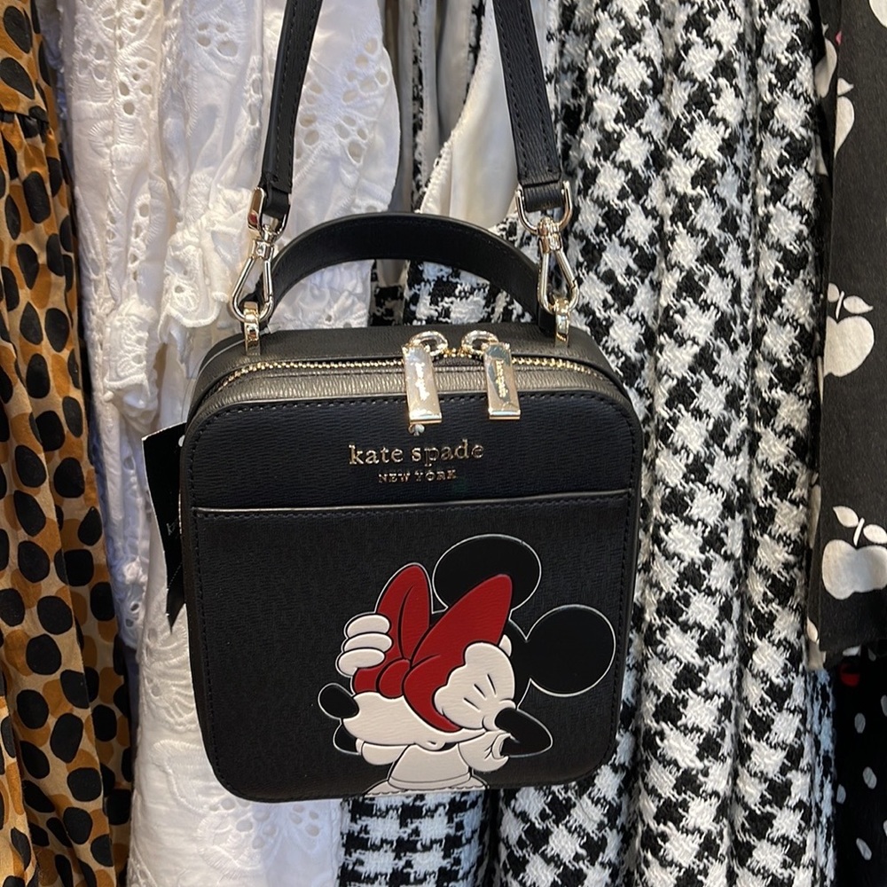Kate Spade Disney X Kate Spade New York Minnie Mouse Daisy Vanity Crossbody Bag - Picture 9 of 16